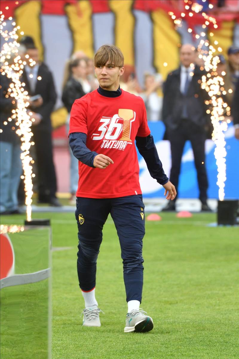 Vasilije Kostov na proslavi titule Crvene zvezde