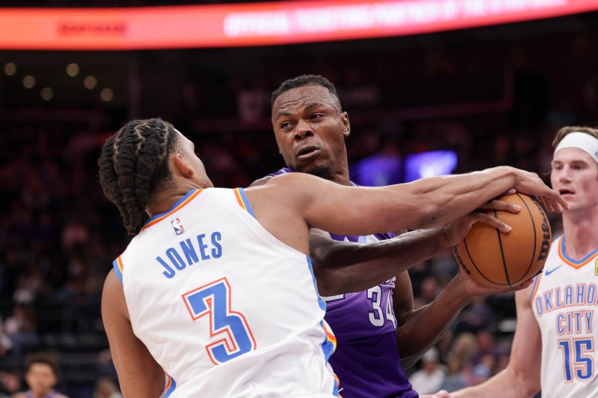 Oskar Šibvej na utakmici Juta Oklahoma