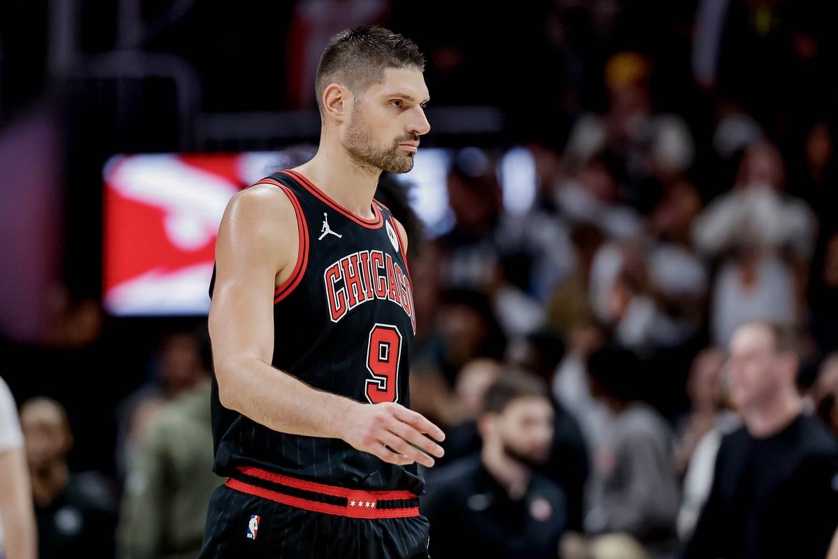 Nikola Vučević na meču protiv Atlante