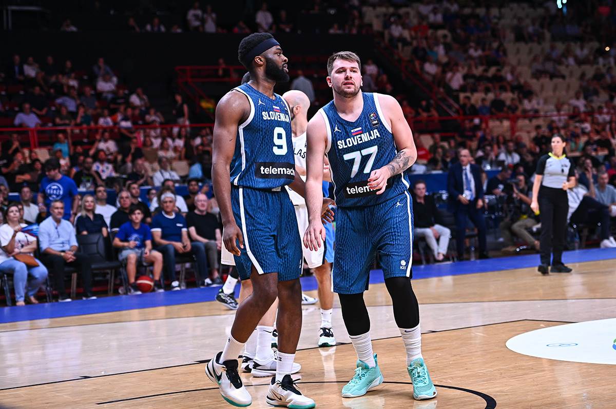 Luka Dončić i Džoš Nibo zajedno u reprezentaciji Slovenije.