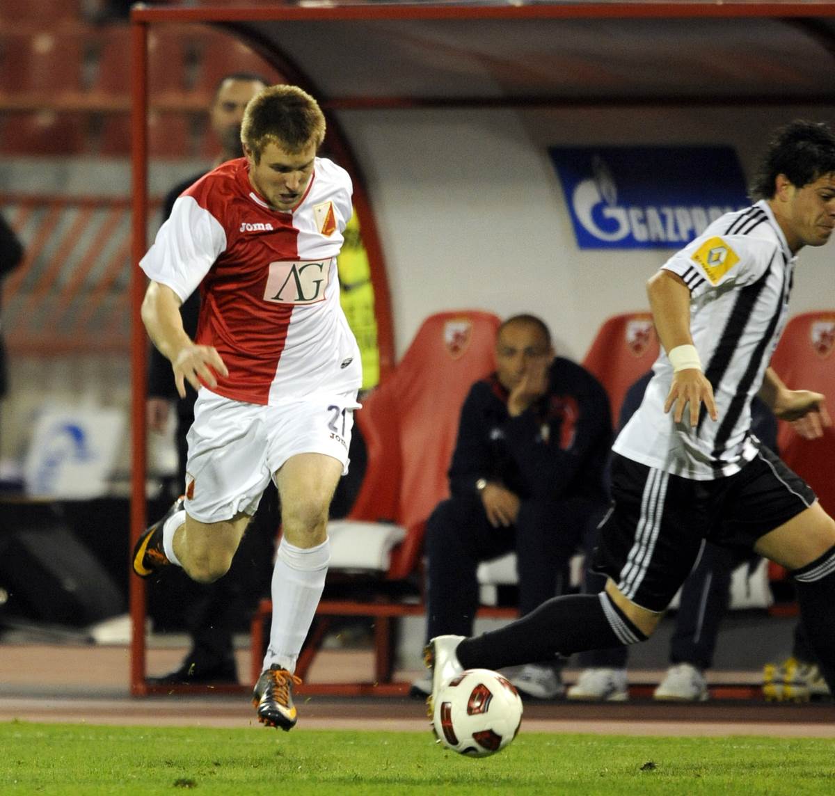 Aleksandar Katai na finalu Kupa Vojvodina Partizan 2010