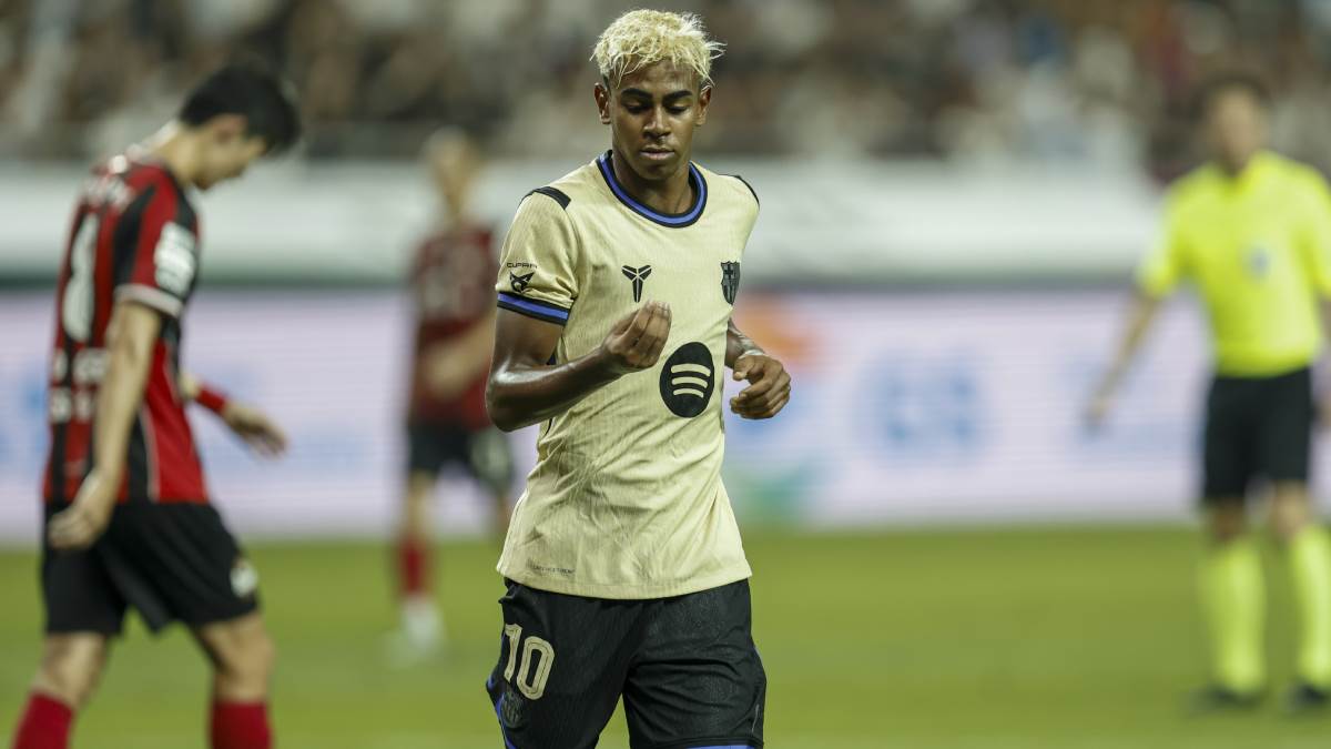 Lamin Jamal proslava gola protiv Seula