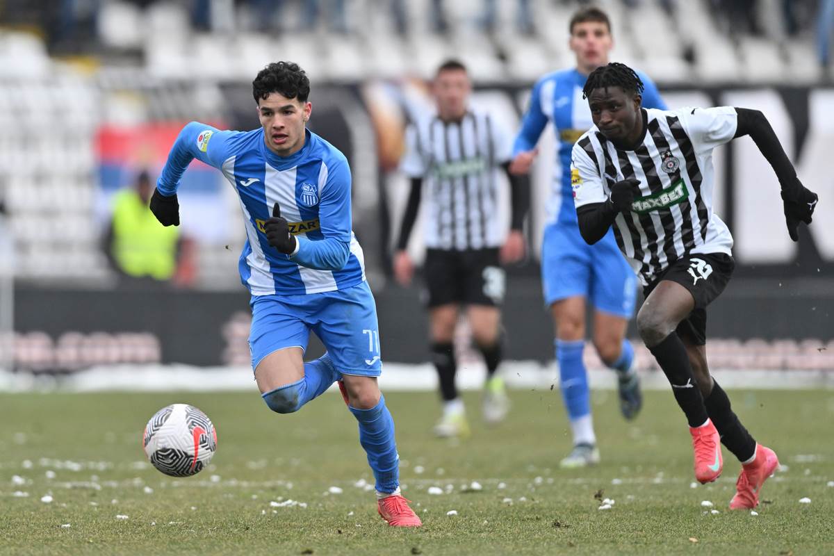 Adem Avdić na utakmici OFK Beograd Partizan