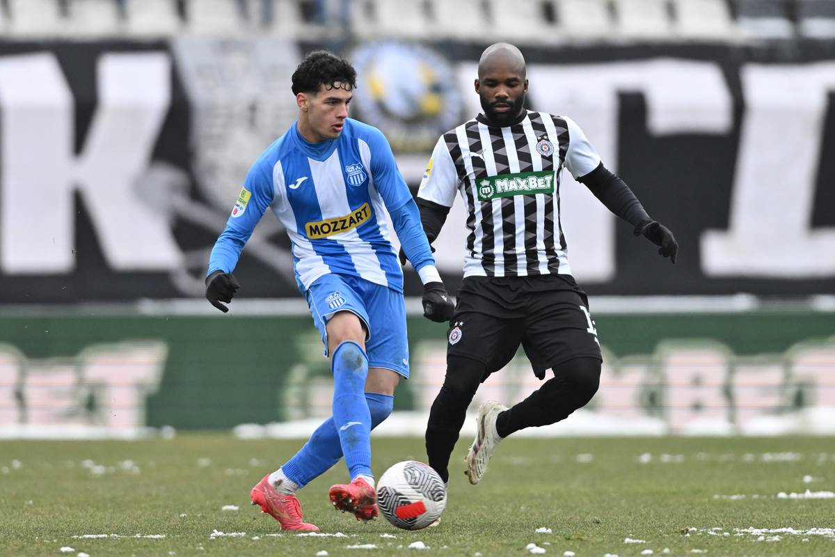 Adem Avdić na utakmici Partizan OFK Beograd