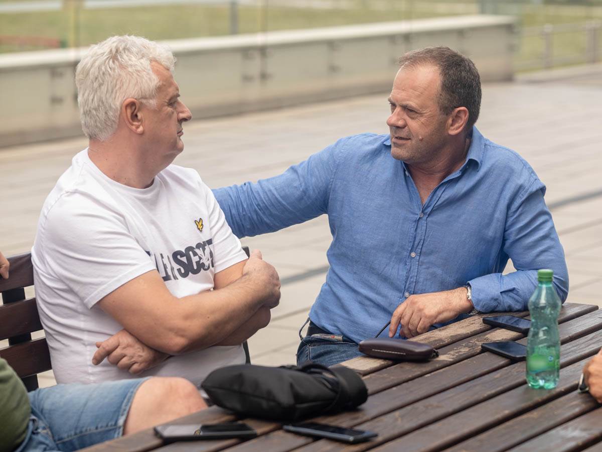 Ostoja Jović Đuro Mraković bivši igrači FK Banija