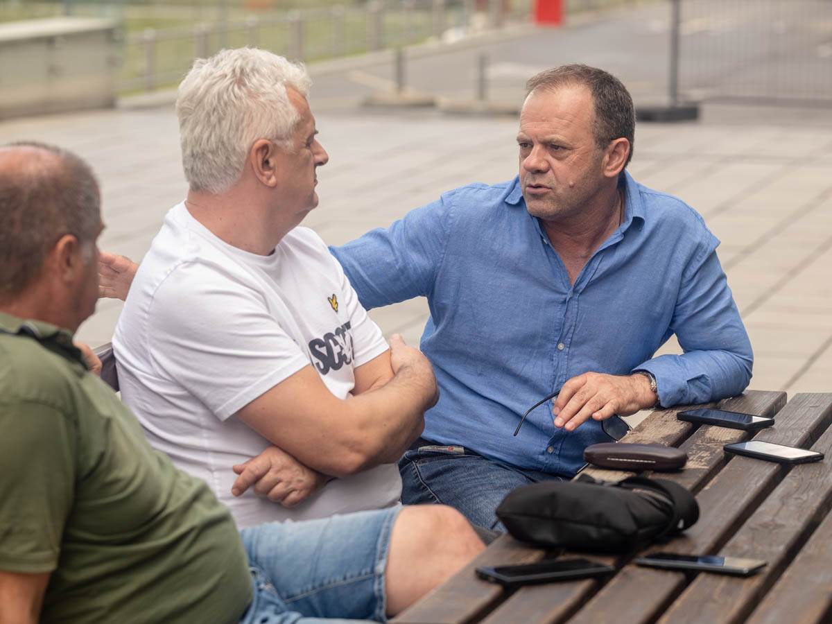 Ostoja Jović Đuro Mraković bivši igrači FK Banija