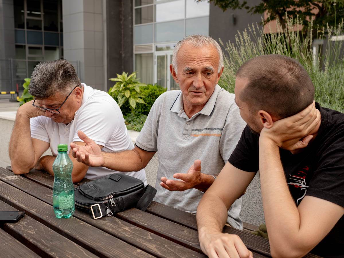 Đuro Bogdanović Dragan Opačić bivši igrači FK Banija