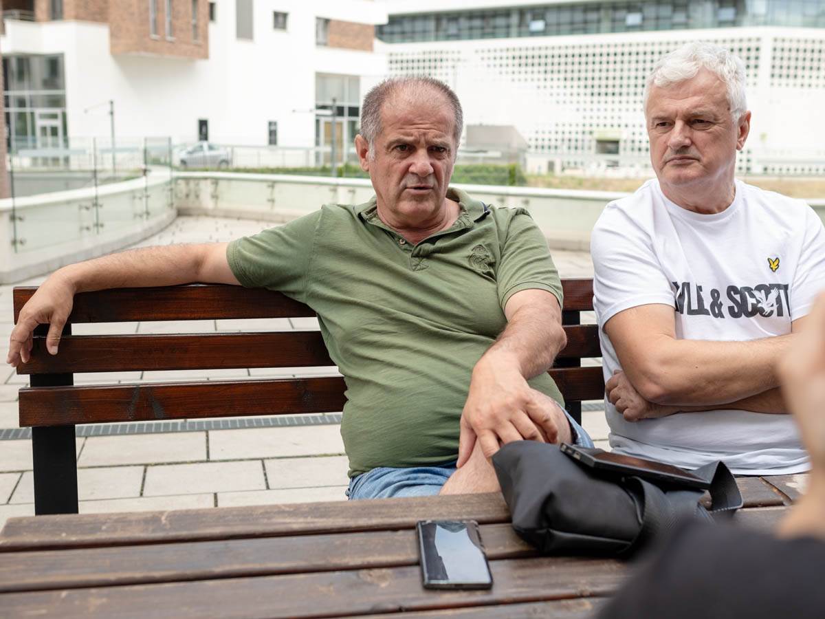 Dejan Suzić Ostoja Jović bivši igrači FK Banija