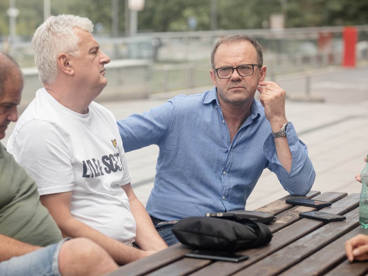 Ostoja Jović Đuro Mraković nekadašnji fudbaleri FK Banija