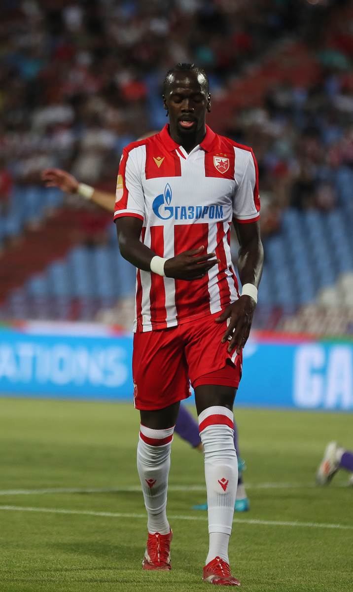 Šerif Endiaje u dresu Crvene zvezde.