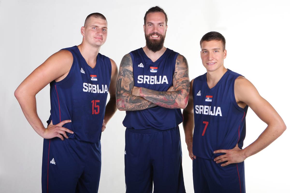 Nikola Jokić, Miroslav Raduljica i Bogdan Bogdanović