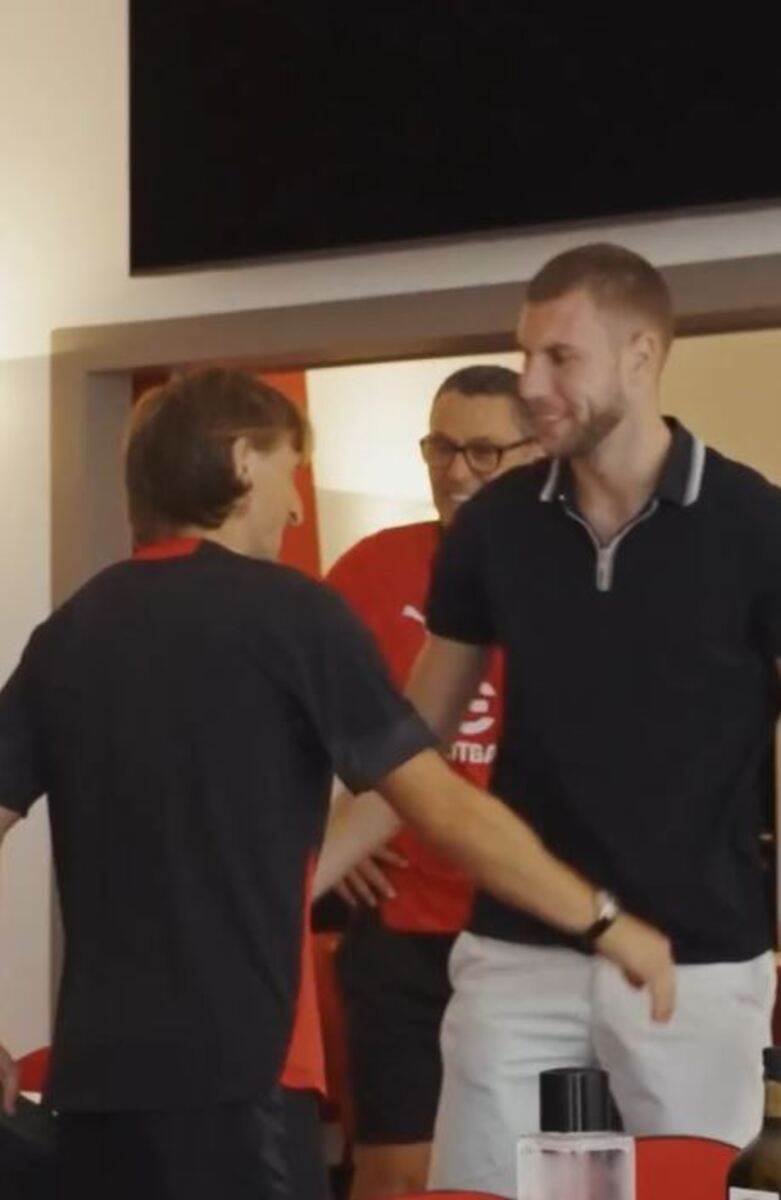 Strahinja Pavlović dočekao Luku Modrića u Milanu