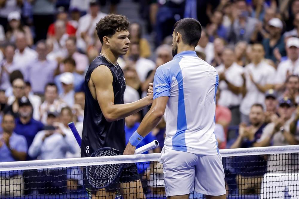 Ben Šelton Novak Đoković