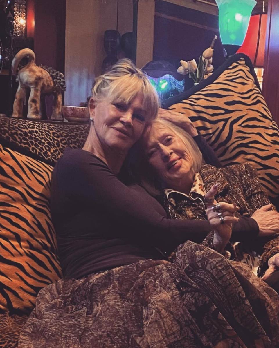 Melani Grifit i majka