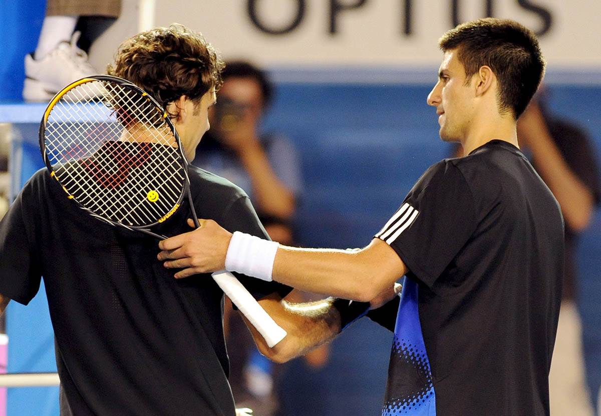 Novak Đoković pobedio Rodžera Federera 2008. godine na Australijan openu (9).jpg