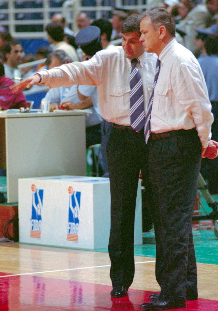 Duda Ivković i Željko Obradović