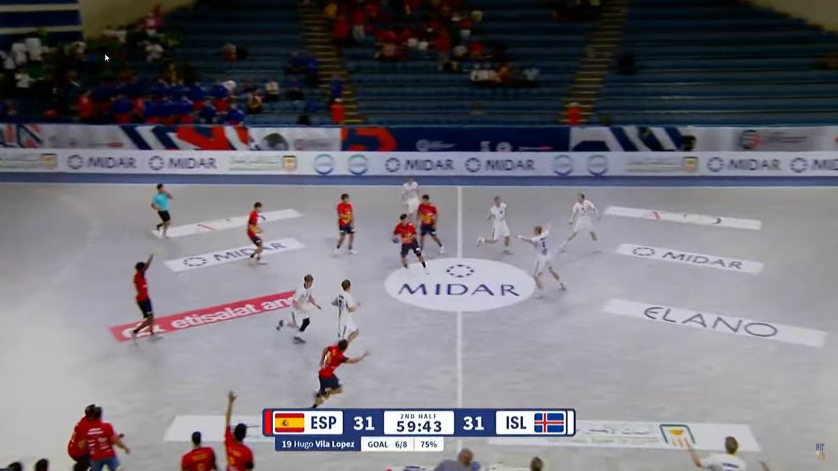 Island Španija finiš meča