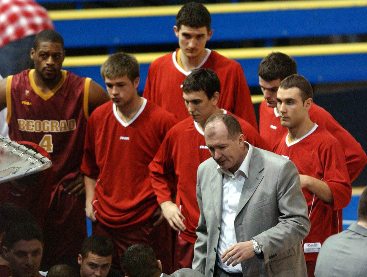 Stevan Karadžić na utakmici Crvene zvezde