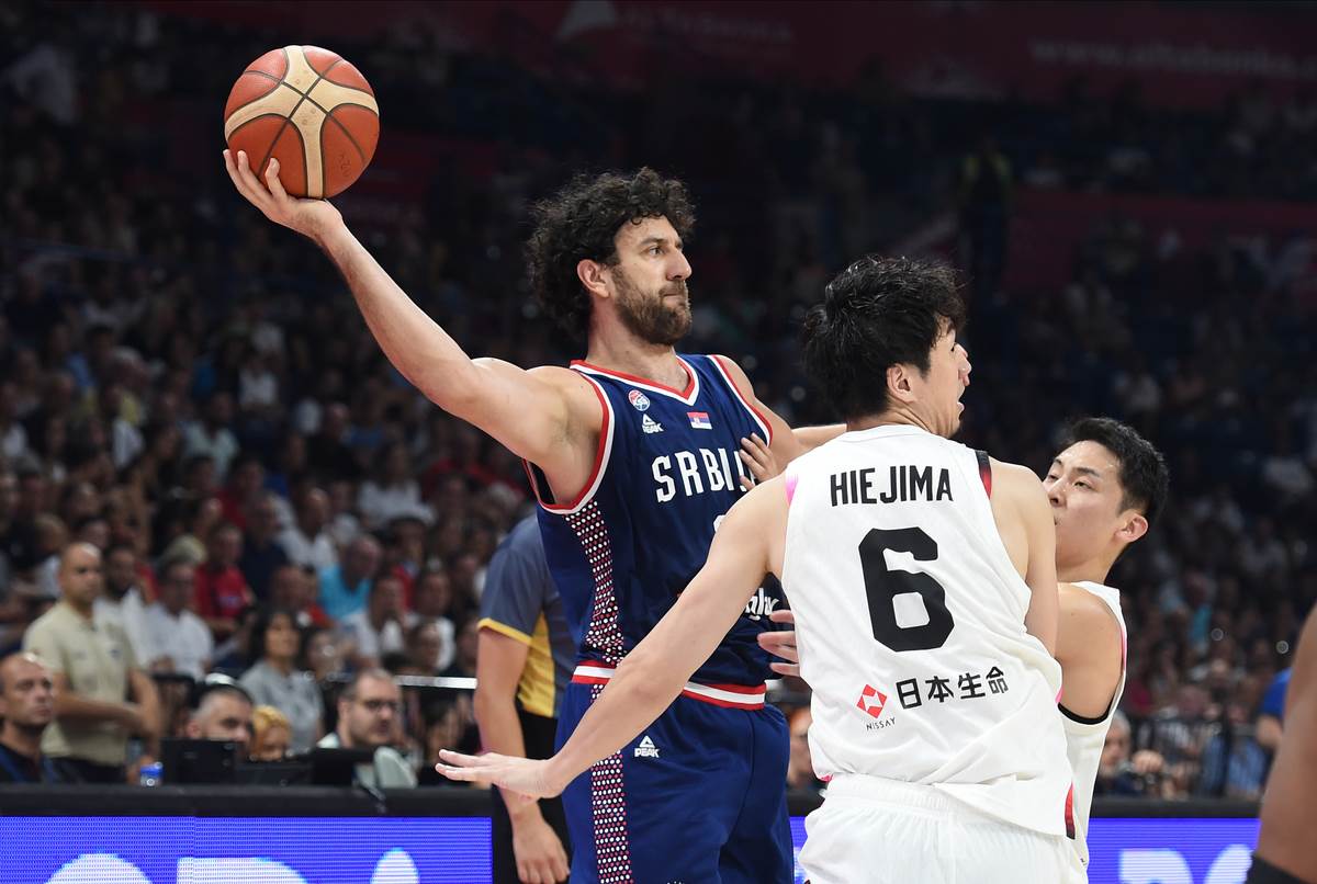 Vasilje Micić u dresu reprezentacije Srbije