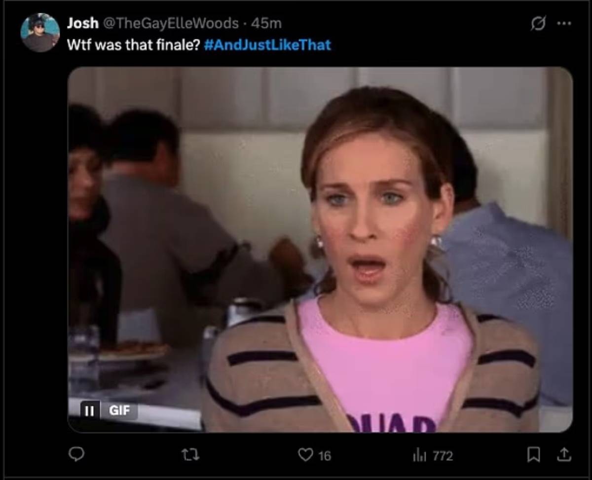 And Just Like That komentari