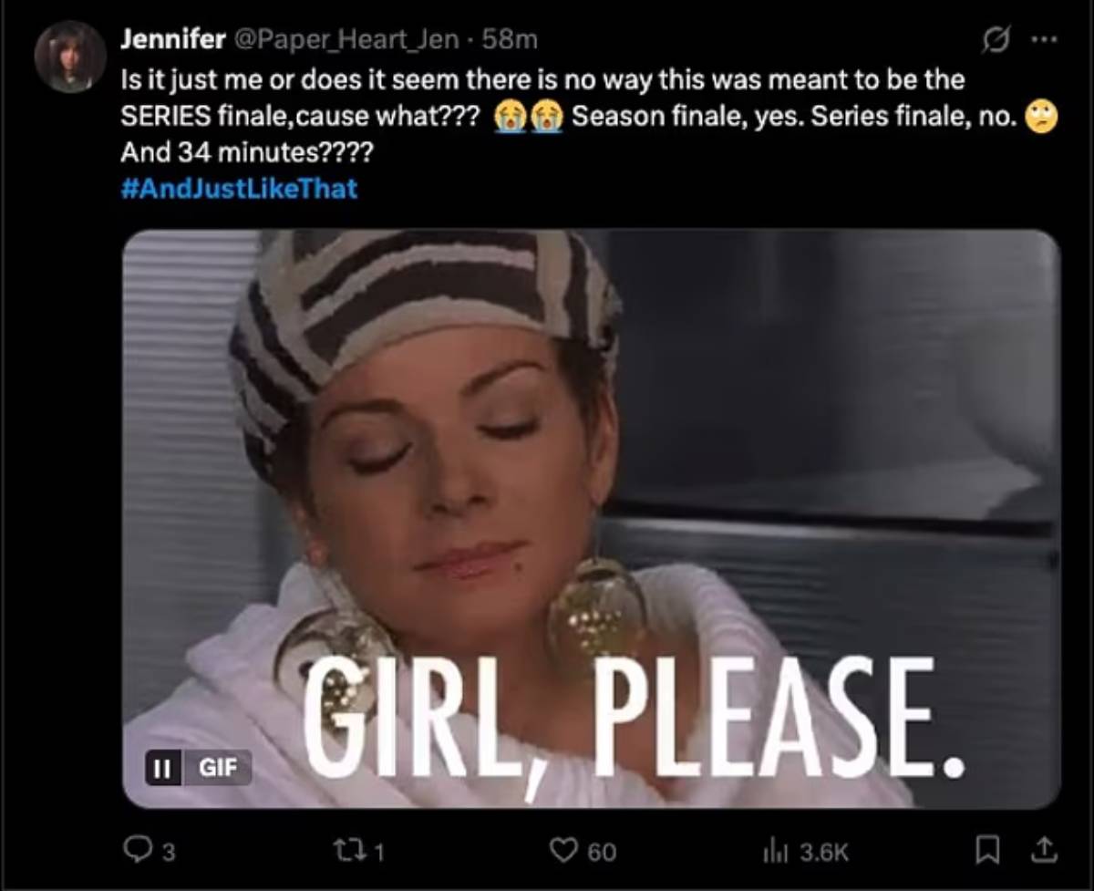 And Just Like That komentari