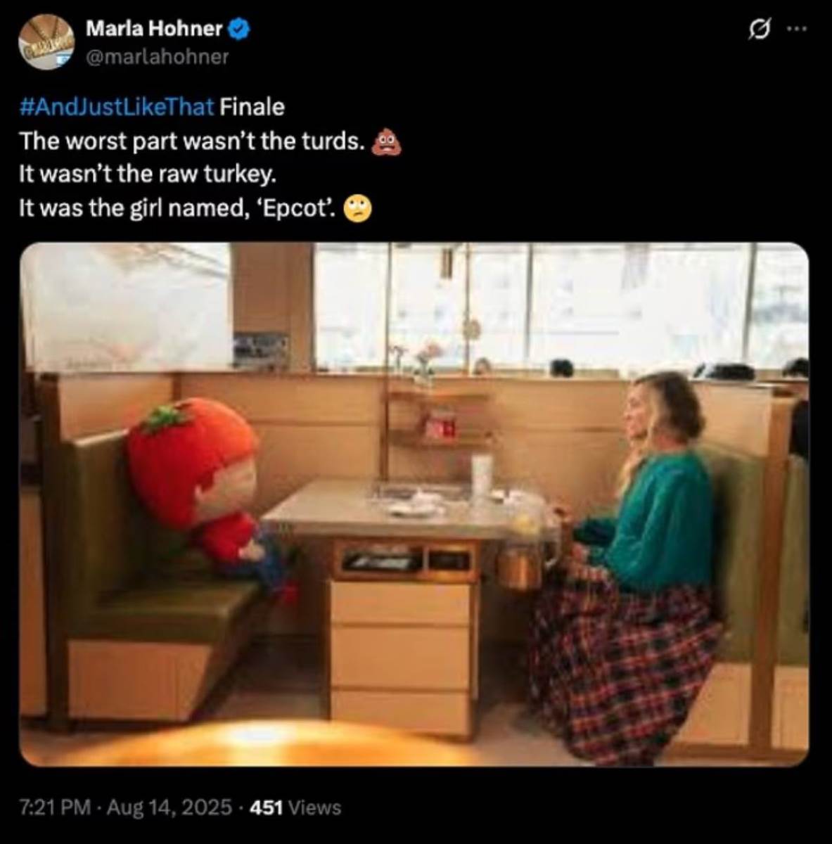 And Just Like That komentari