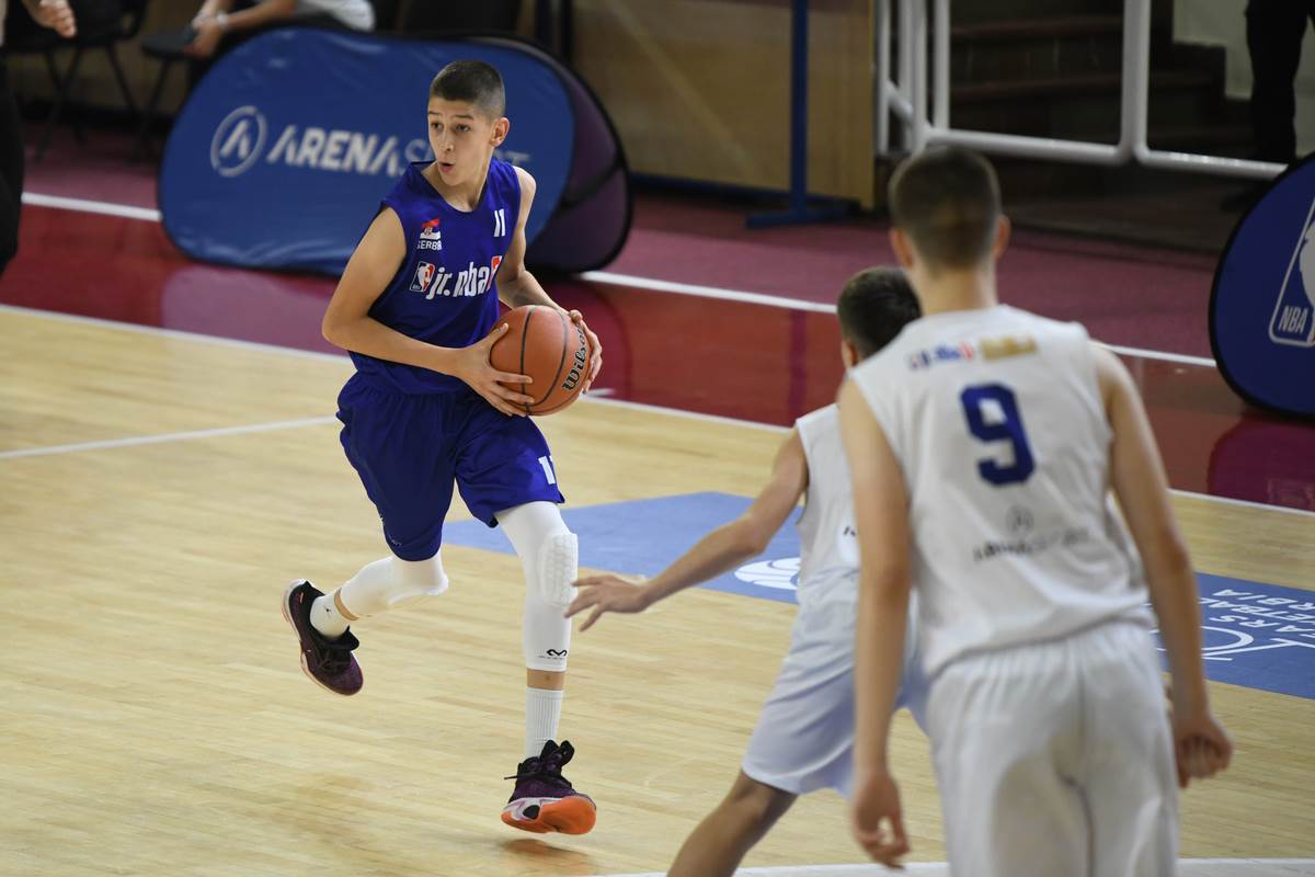 Nikola Kusturica na Juniorskoj NBA ligi u Železniku