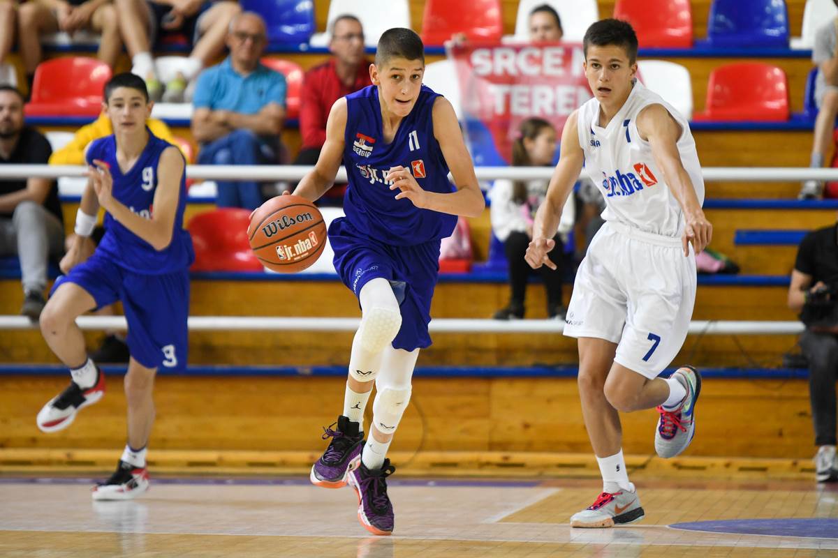 Nikola Kusturica na Juniorskoj NBA ligi u Železniku