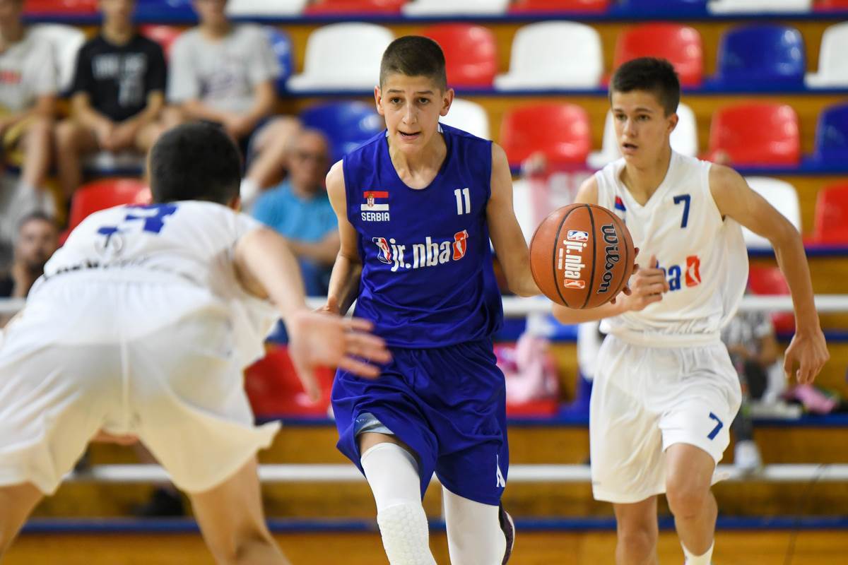 Nikola Kusturica na Juniorskoj NBA ligi u Železniku