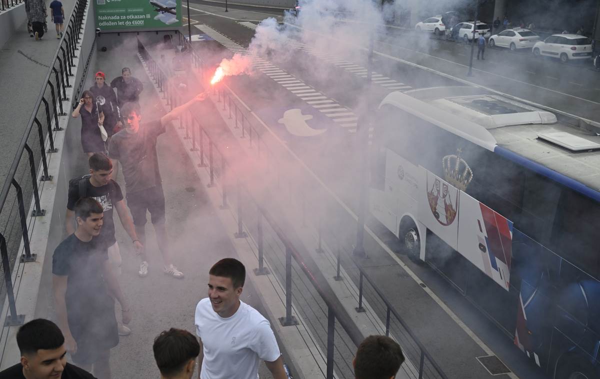 Doček kadeta Srbije posle osvajanja evropskog zlata