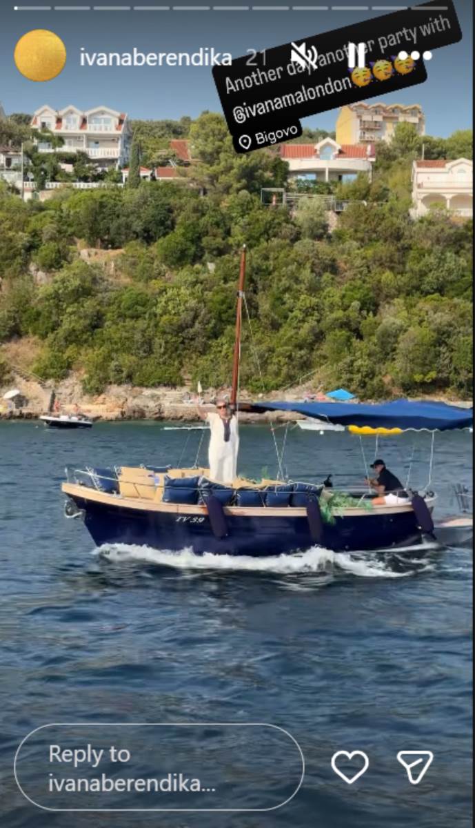 Ivana Berendika stori iz Crne Gore