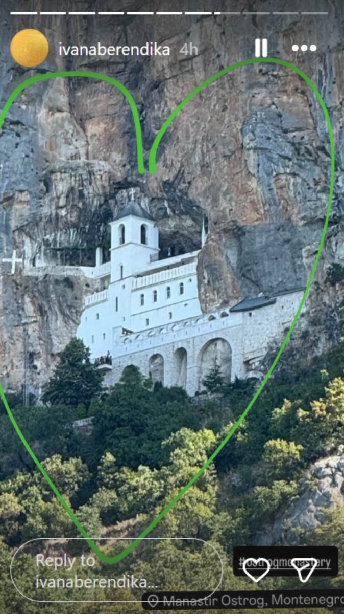 Ivana Berendika stori iz Crne Gore