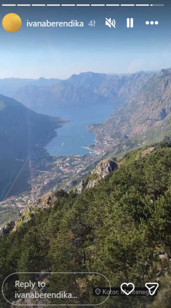 Ivana Berendika stori iz Crne Gore