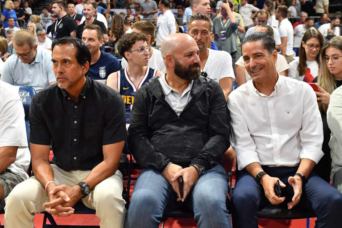 Janis Sferopulos i Erik Spolstra na Srbija Slovenija