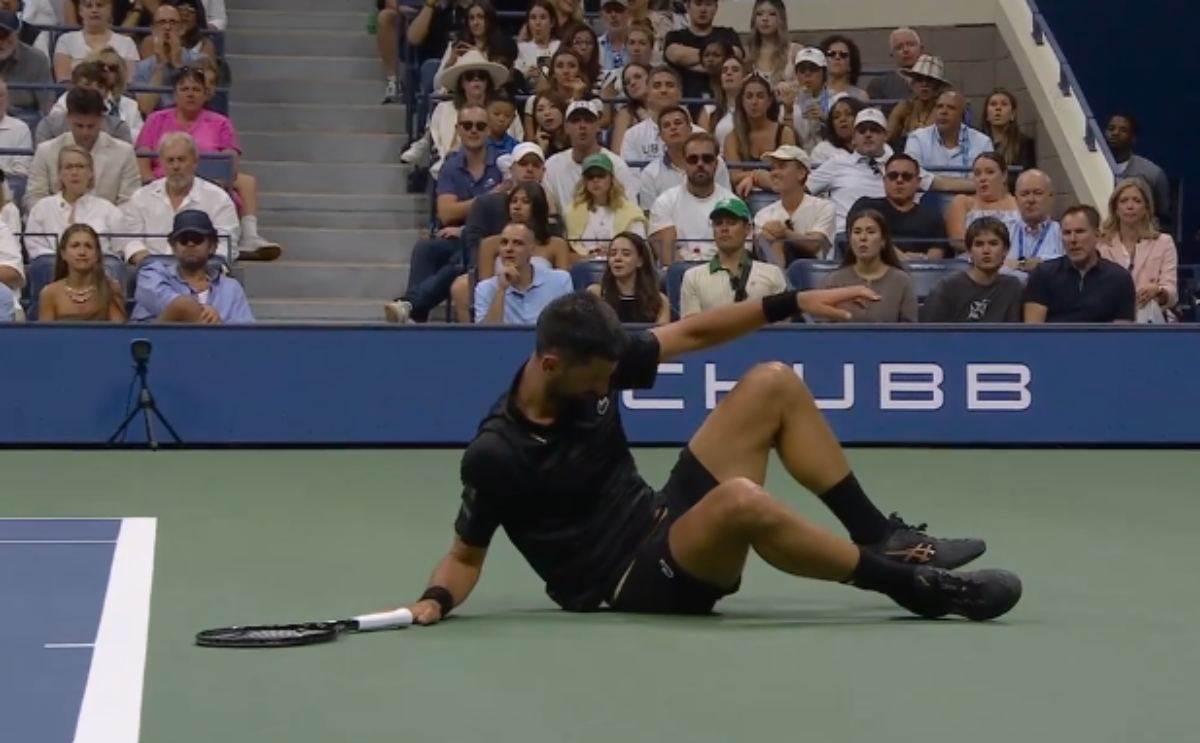 Novak Đoković se okliznu na US Openu