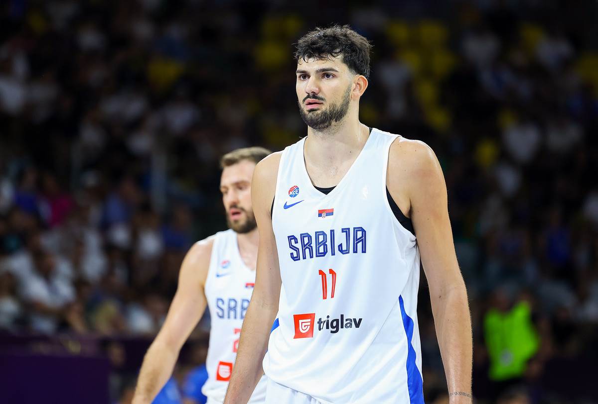 Tristan Vukčević kraj Marka Gudurića u reprezentaciji Srbije