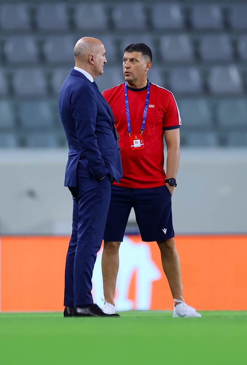 Vladan Milojević i Mitar Mrkela u Limasolu na Pafos Crvena zvezda