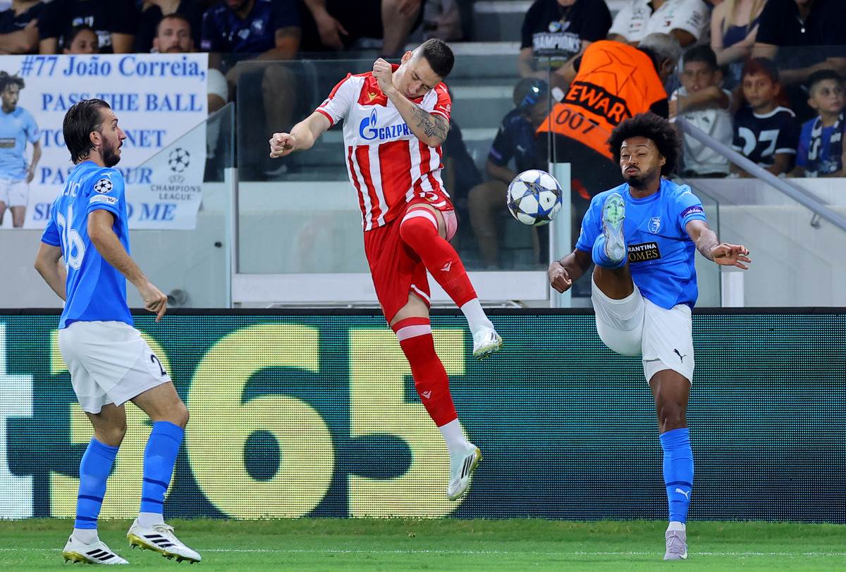 Bruno Duarte u akciji na Pafos Zvezda