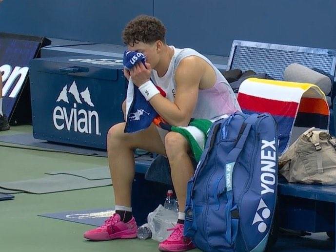 Ben Šelton plače na US Openu