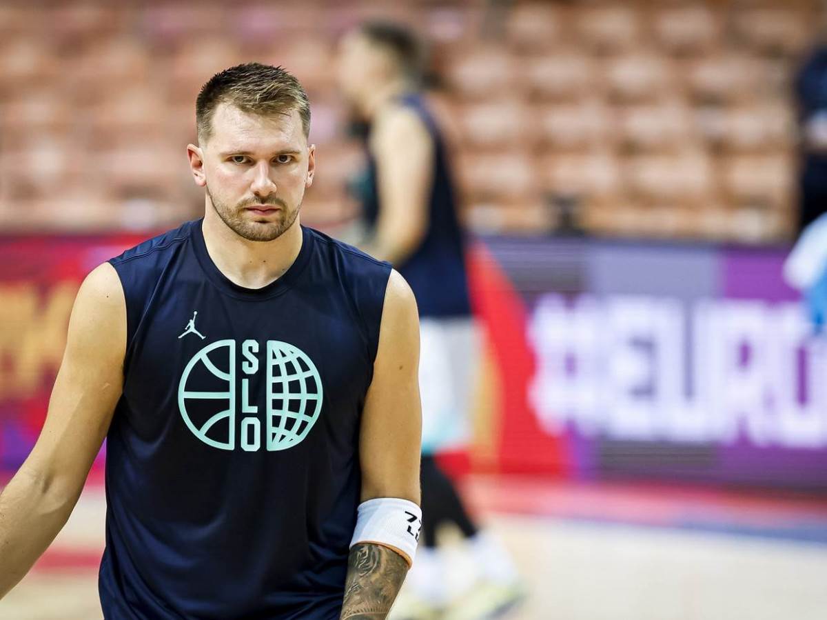 Luka Dončić trening Slovenije
