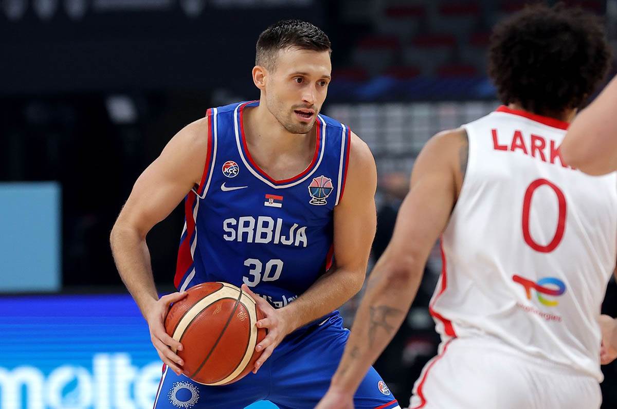 Aleksa Avramović na utakmici Srbija Turska