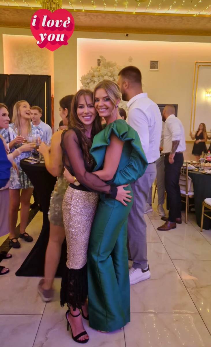 Aleksandra Tadić Cipka na venčanju ćerke pokojnog supruga