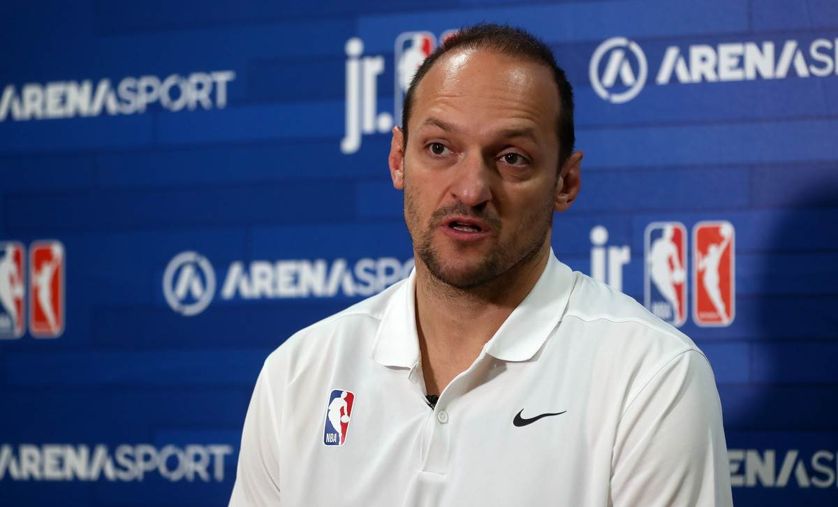 Igor Rakočević na NBA Džordan konferenciji za medije