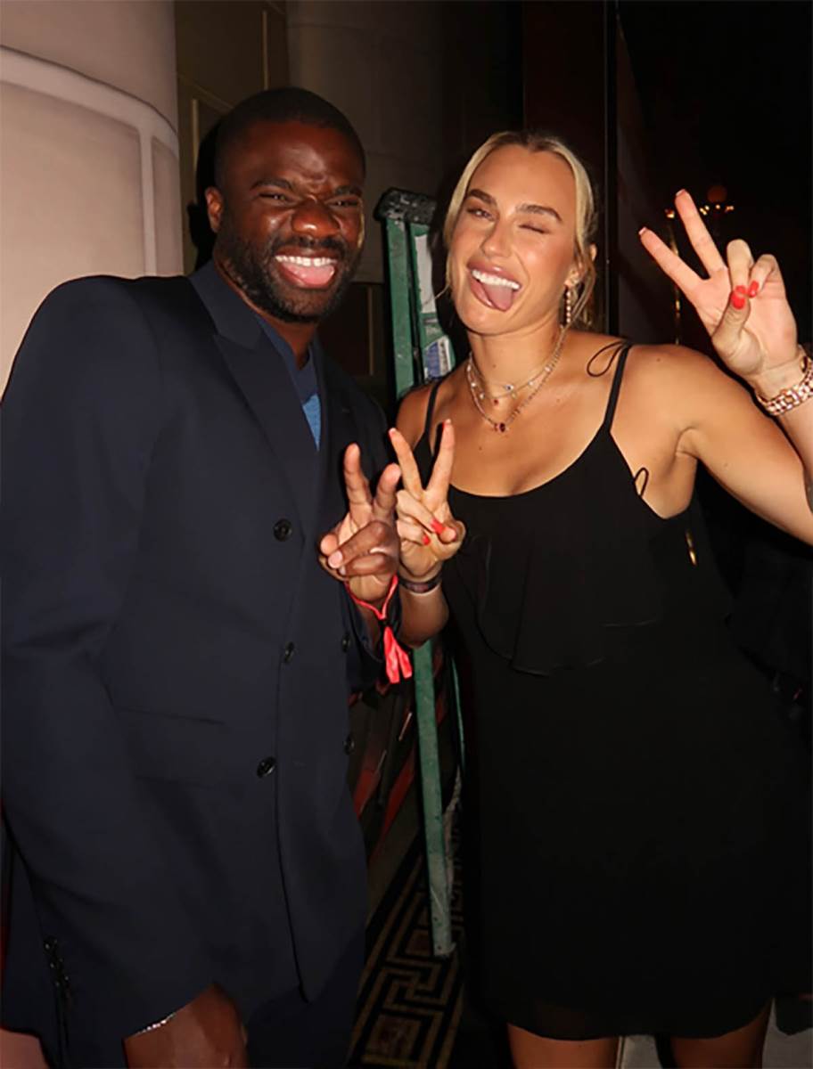 Arina Sabalenka i Fansis Tijafo na večeri