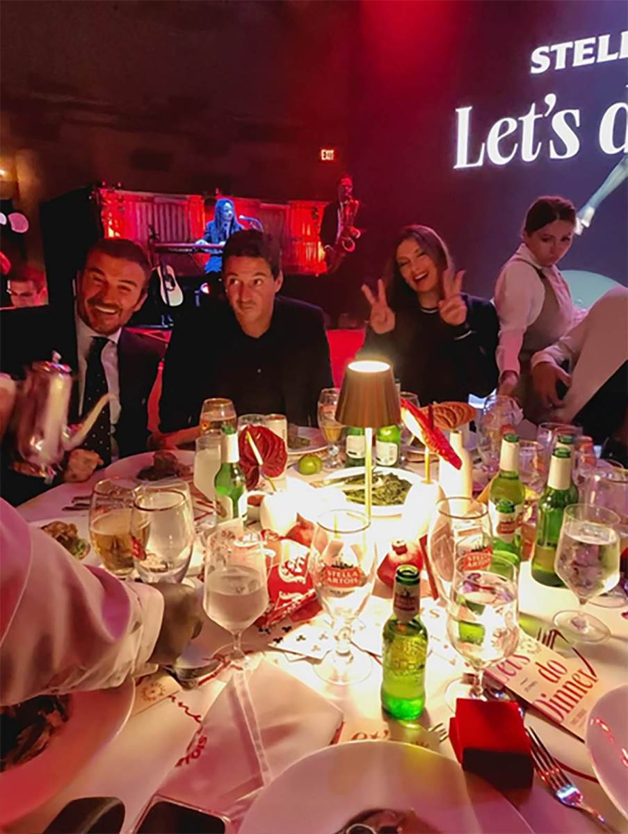 Arina Sabalenka i Dejvid Bekam na večeri u Njujorku