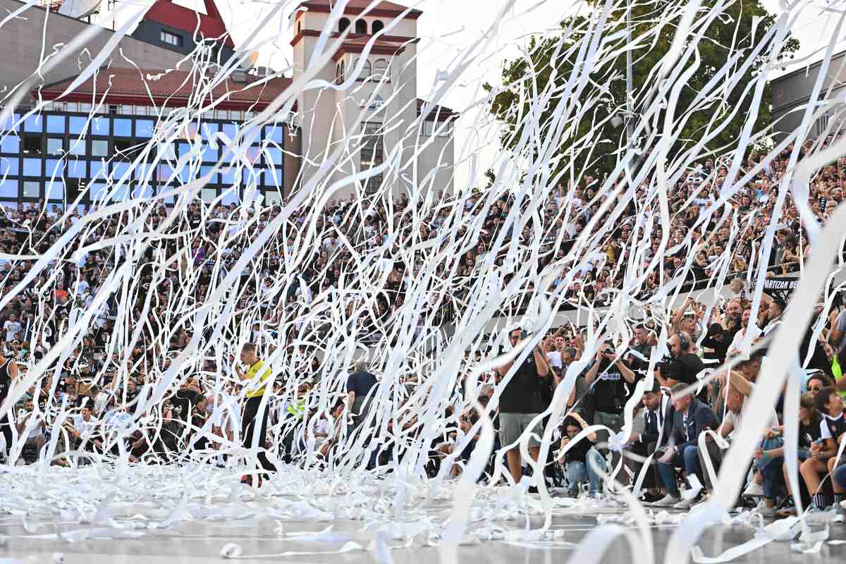 Partizan - PAOK na Tašmajdanu