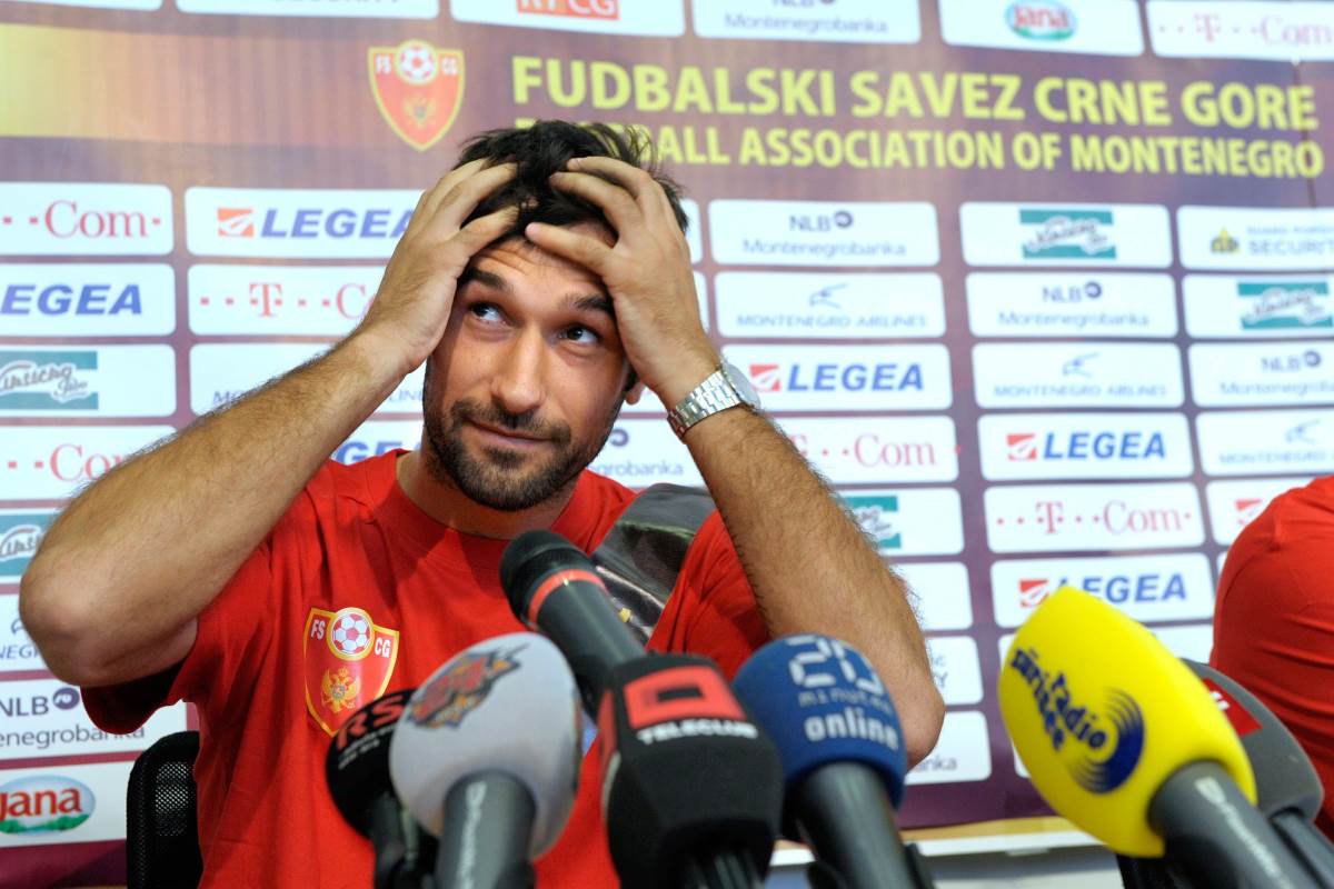 Mirko Vučinić na konferenciji za novinare Crne Gore