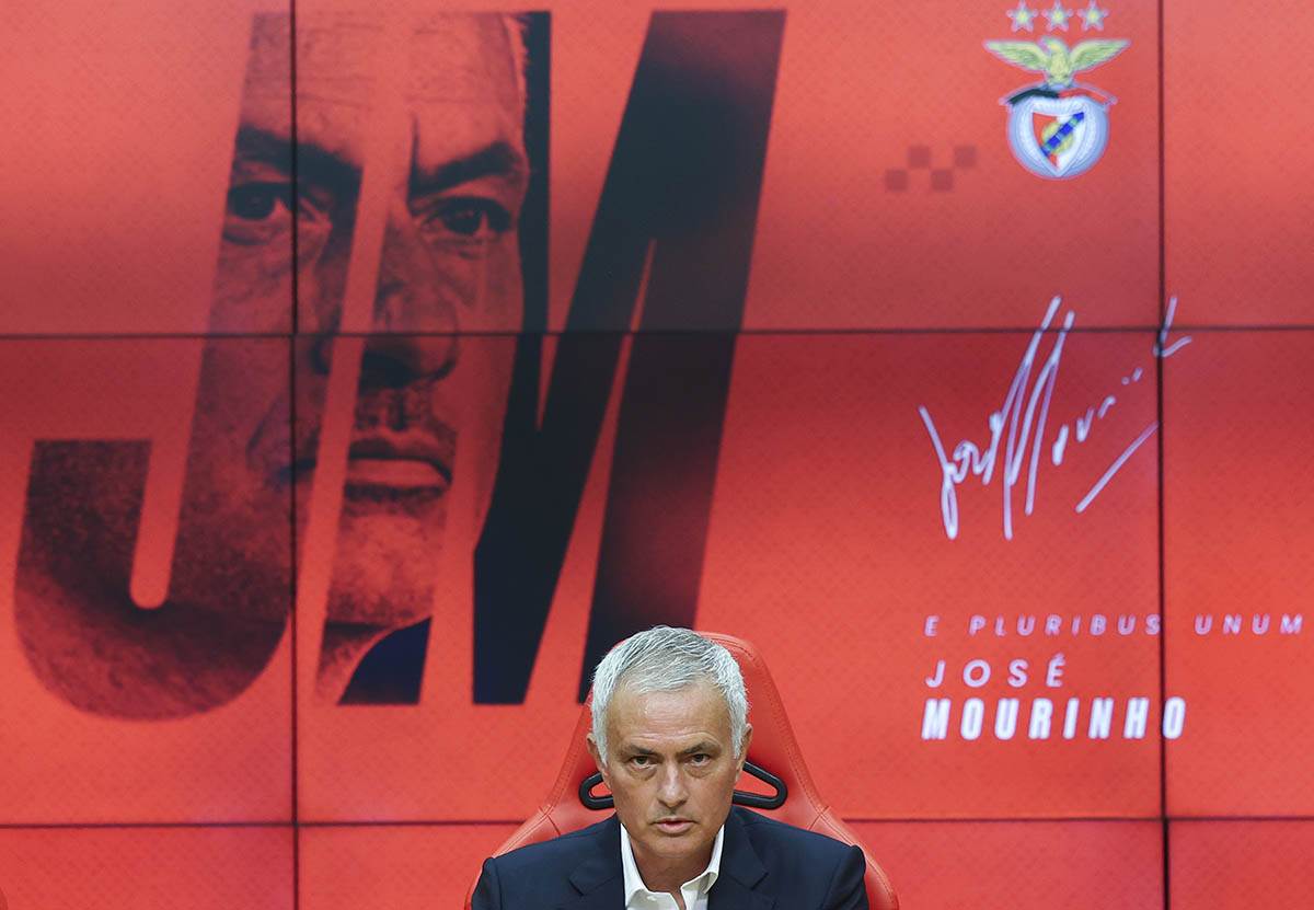 Žoze Murinjo promocija u Benfici