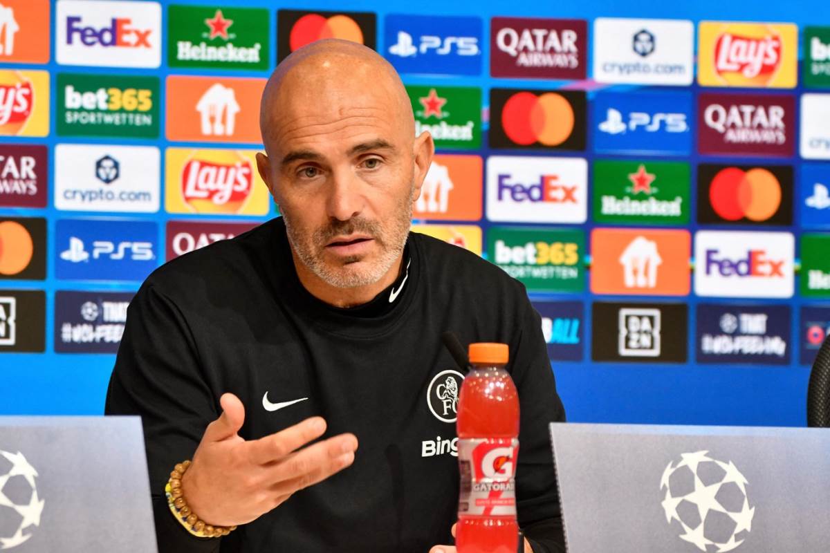 Enco Mareska trener Čelsija na konferenciji za medije