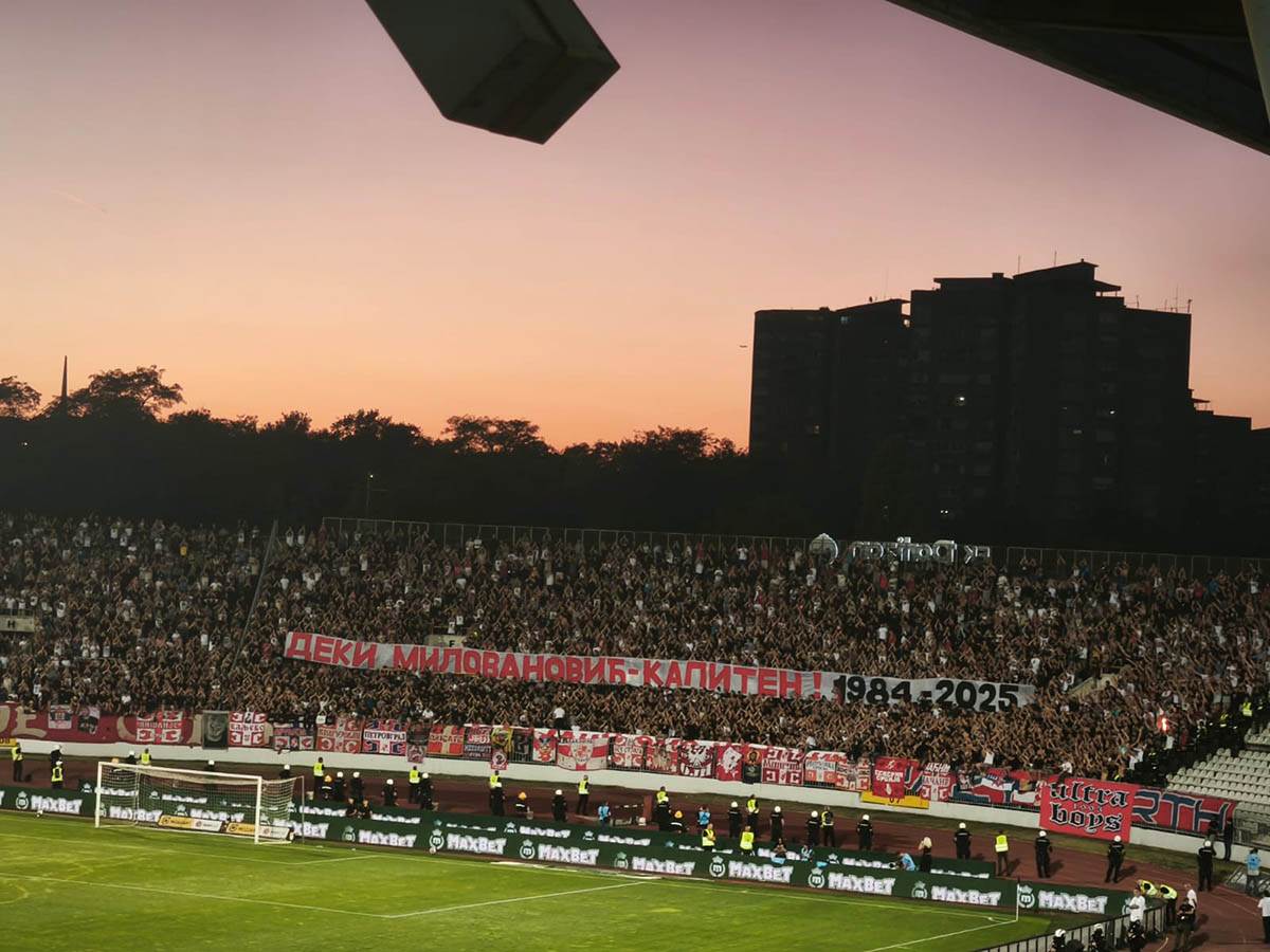 Tribine pred početak meča Partizan - Crvena zvezda